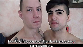 Two Amateur Spanish Latino Twink Best Friends Need Money And Fuck Each Other For Rich Filmmaker POV