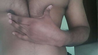 Indian Male boobs fondled and played